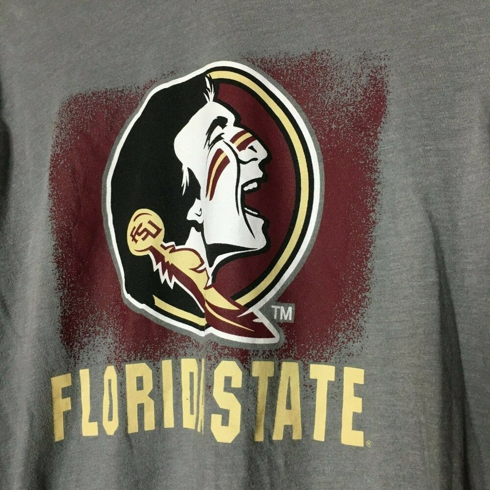 Florida State University T Shirt Seminole Indian Long Sleeve Youth 16 18 u - Picture 2 of 4